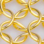Gold Color Metal Ring Chain Mesh（LT-2-20B ）