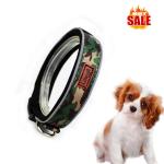 Luxury Pattern Reflective Big Nylon Dog Collars Products Pet Accessories Custom