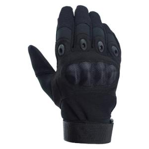 China Hard Knuckle Military Protective Equipment Glove Polyurethane Black Khaki Army Green factory