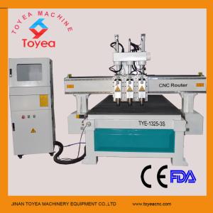 China 3 Spindles Pneumatic tool changer cnc woodworking machine hiwin square linear rail TYE-1325-3S factory