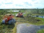 Hydraulic Top Driven power swivel 50m Swamp Barge Drilling Rig