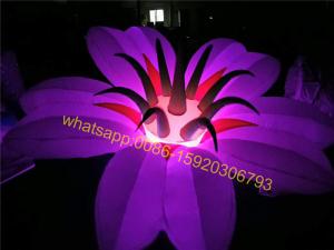 China giant lighting flower for event decorations factory