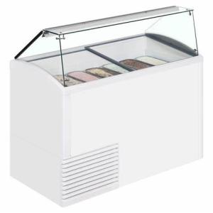 China White Color Commercial Chest Freezers Customized Size High Heat Exchanging Rate factory
