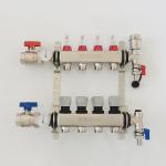 Stainless Steel UFH 4-Port Manifolds for Underfloor Heating systems