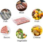 Refrigerator Organizer Bins,Food Storage Container With Lids For Fruit,