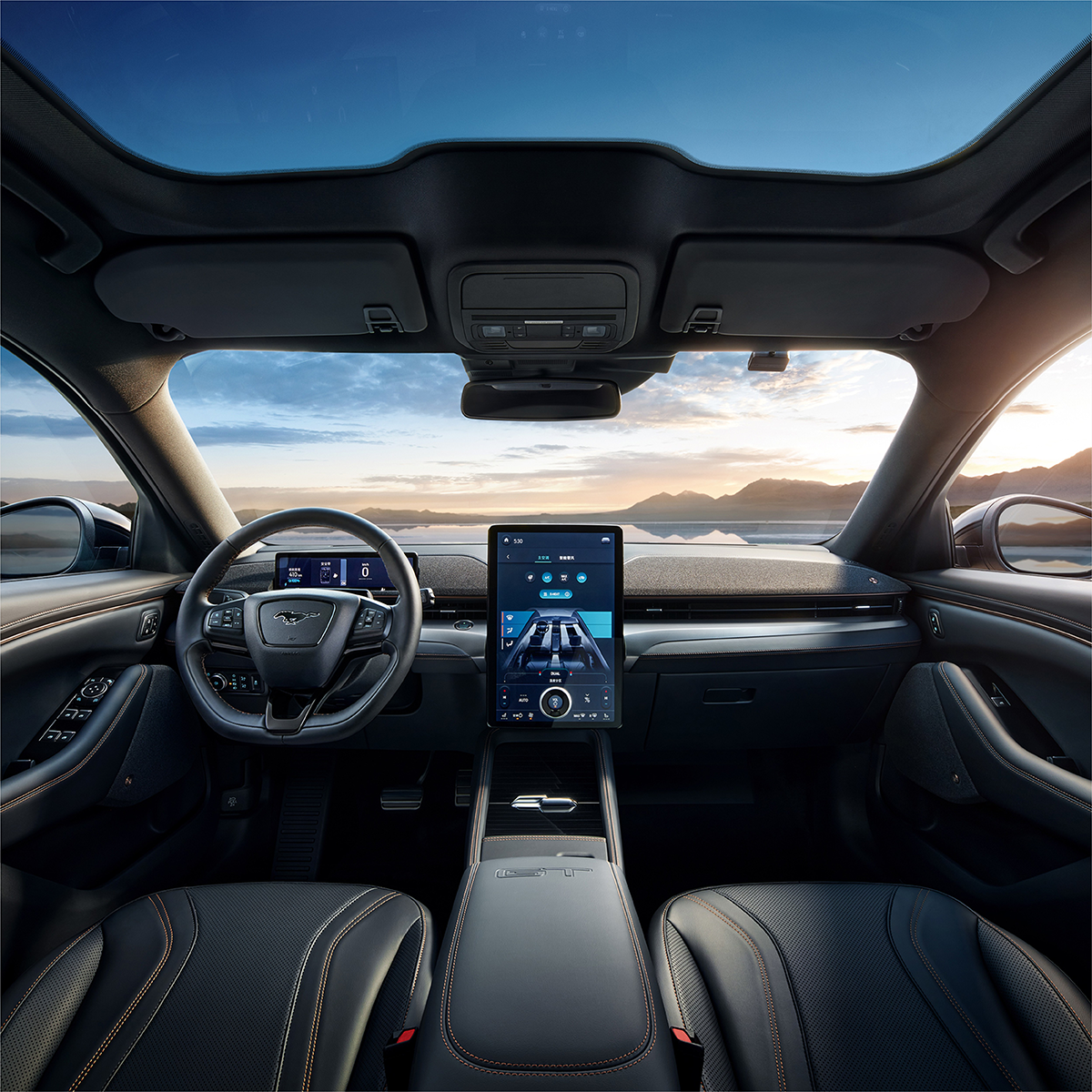 2024 High Performance Sports SUV Cars New Energy Vehicles Electric Vehicles CLTC619 Km Mustang Mach-E Black