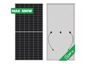 China Black 450W 500W 550W Mono PV Panels Monocrystalline Solar Module factory
