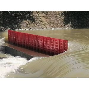 52cm Height ABS Material L-Shaped Flood Control Barrier Fence Connecting Water