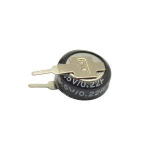 China Double Layer Coin Super Capacitor 0.22F 5.5V For Energy Storage Backup Power factory