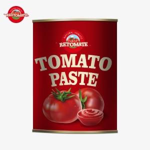 China 198g Canned Tomato Paste Produced By Conforms To ISO HACCP BRC And FDA Production Standards factory