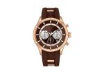 Screw Crown Stainless Steel Wrist Watch , Waterproof Quartz Watch Womens