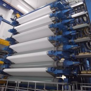 China Cast Iron Thermal Calendering Roll Paper Making Line Calendar Roller on sale