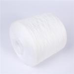 50 / 2 50 / 3 Weaving Ring Spun Polyester Yarn Paper / Plastic Cone Low