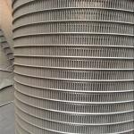 Johnson Mesh 300mm Wedge Wire Screens Filter 304 Stainless Steel High Strength