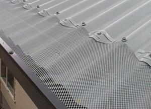 China Mill Finish Expanded Metal Gutter Protection Systems For Preventing Leaves factory