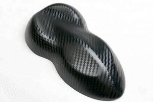 China Black 3D 140gsm Carbon Fiber Car Vinyl Wrap High Gloss Effect factory