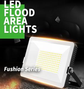 China AC85 - 265V Input Voltage LED Flood Light Outdoor Security Lighting Ultra Slim Design on sale