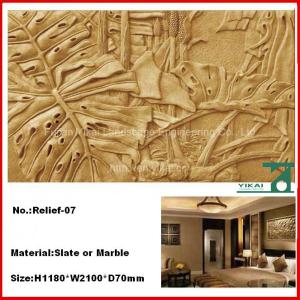 China Carved Stone Relief / Marble Relief / Wall Relievo, Slate Relief (YKRF-07) factory