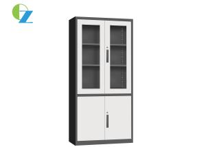 China H1850*W900*D400mm KD Structure File Cabinet With Glass Door Inside factory