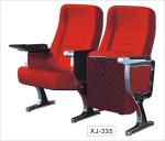 Soft Fabric Chairs For Church Halls With Paint Plate Back / Wooden Armrest