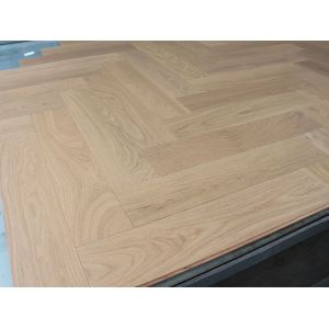 White Oak Herringbone Wood Floor 600x125x16MM Engineered Herringbone Oak