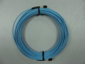 China 10Gbs Multi Mode OM3 OM4 OFNP Cable 12 24 Fiber MTP MPO optical patch cord factory