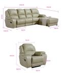 BN Leather Functional Sofa with Electric For Living Room Multifunctional Chair