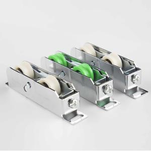 China UPVC Sliding Door Roller with Adjustable Double Door Design OEM Logo 103g Weight factory