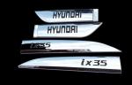 Chrome Auto Body Trim Parts For Hyundai Tucson IX35 2009 Side Door Moulding Trim
