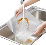 Plastic Pink Shelf Liners for Home and Kitchen Cabinets Rectangle Shape
