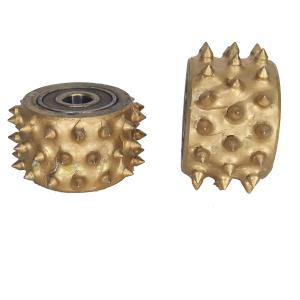 China 45 Tooth Roller Diamond Bush Hammer Tools For Stone Lychee Surface factory