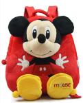 14inch Red Mickey Mouse Kid Backpack School Bags , For Children and Promotion