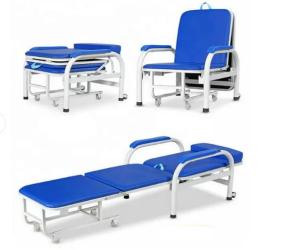 China Hospital Accompany Sleeping Folding Chair Pvc Artificial Leather 190*65*62cm factory