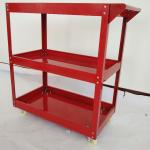 Anti Corrosion Tool Storage Trolley , 700mm 3 Tier Tool Trolley