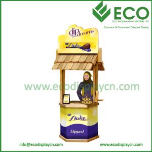 China POS Corrugated Cardboard Advertising Promotion Table, Chocolate Promotion Table For Sale factory