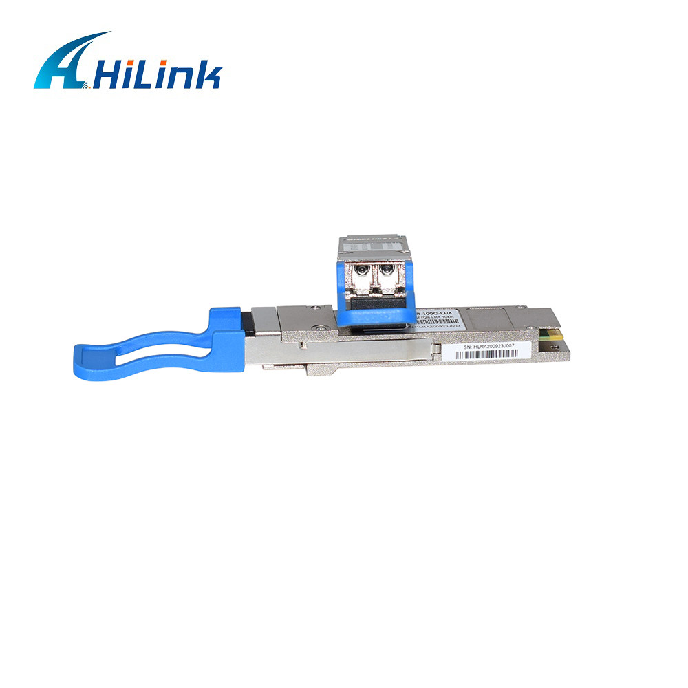 100G QSFP28 LR4 10km Optical Transceiver Module Hot Pluggable