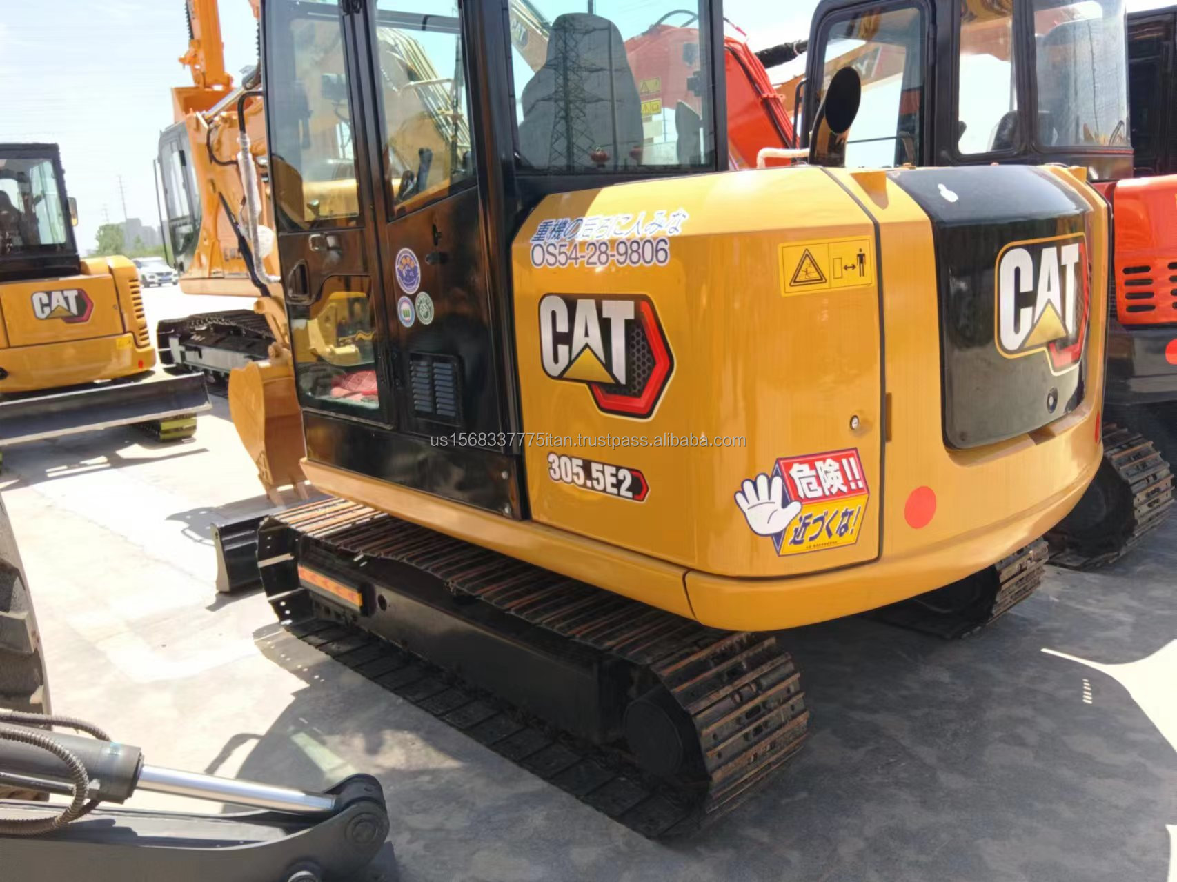 0-2000 Working Hours Used Caterpillar Cat 305.5 Excavator with 0.8m3 Bucket Capacity