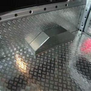 China Five Bar 5754 Aluminium Checker Plate Diamond Pattern Aluminum Sheet Anti - Skid factory