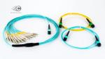OM3 OM4 Aqau 2mm 3mm MPO assembly Polarity Switch MPO connector patch cord