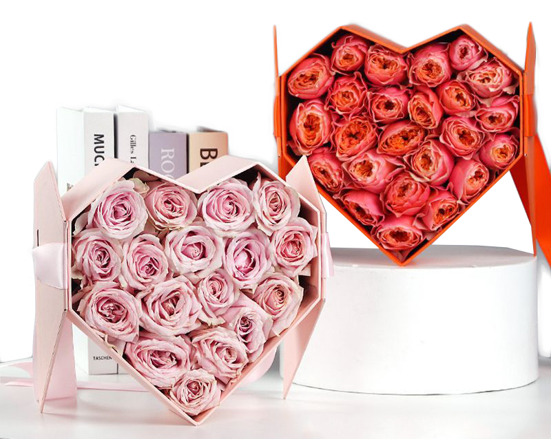 Embossing Gift Packing Party Decorations with Attractive Colorful Candy Heart Box