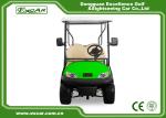 Light Green Golf Buggy With Seat 6 Endurance 70 - 100km 12:1 Axle