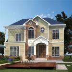 20ft Luxury Light Steel Villa , Lightweight Construction Prefab Villa House