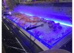 L Shape Commercial Buffet Equipment Aluminum Composite Panel Cabinet Material