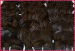 Black Remy Peruvian Virgin Human Hair Extensions 18" 22" Loose Wavy Natural Wave