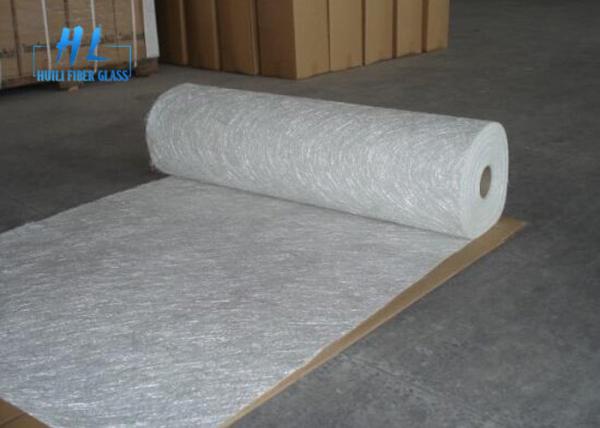 76mm Core Diameter White E Glass Fiberglass Mat 300-900g/m2 Silane Based Surface