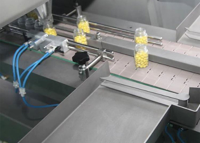 Automatic Plastic Tablet Bottle Filling Machine Line For Round And Square Bottle