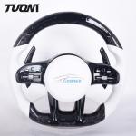 350mm Forged Carbon Fiber Leather Wheel Control Device For Mercedes Benz 809