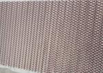 36m Metal Weave Spiral Wire Mesh Conveyor Decoration Facade