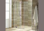 Decorative Custom Bathroom Shower Glass 4-12mm Thickness For Shower Room