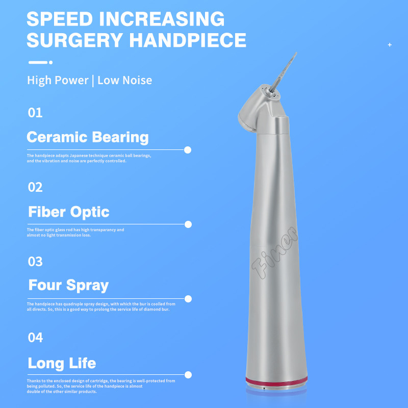 External Water Spray Dental Electric Surgery 1:4.2 Fiber Optic Handpiece